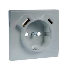 EFAPEL - 90630TALTAL CENTER pour Tom Schuko + USB Type A et Type C AL - 5603011640330