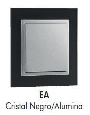 Efapel - 90910tea Miroir en cristal noir simple / Alumine - 5603011607876