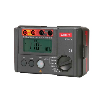 Electric insulation resistance meter - LCD display up to 2000 accounts - AC voltage measurement up to 600V - Automatic deleted - intervals 250V/500V/1000V