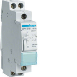 EPN515 - Telerruptor 230V 50Hz 1NA+1NF 1M HAGER EAN:3250612369577