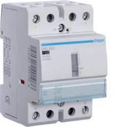 ERD240 - Contactor c/cmdo manual 40A, 2NA, 24V 3M HAGER EAN:3250612401086