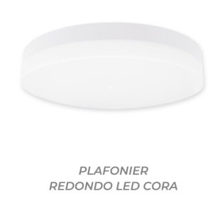ESL1330CCT - 100100300022 - PLAFONIER Rojo. LED CORA 30W 3CCT IP54 BRANCO
