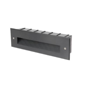 ESL7017WW -AB - 100100500111 - Apply Led Wall 8W 3000k IP65 Gross Aluminum