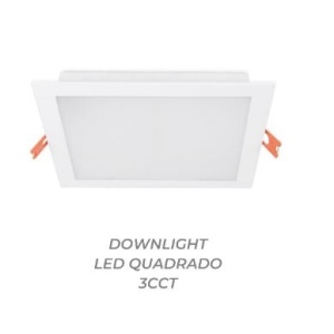 ESL7306CCT - 100100200095 - QUADRATISCHES LED-DOWNLIGHT 6W 3CCT WEISS