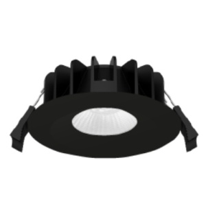 ESL8008CW-PT - 100100200136 - DOWNLIGHT LED REDONDO 8W 4000K IP54 DIMAVEL TRIAC PRETO
