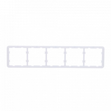 Estructura a cinco interruptor - Compatible con 2 x AJ-SIDEBUTTON - Compatible con 3 x AJ-CENTERBUTTON - Ajax - Enchufe Marco (5 asiento)
