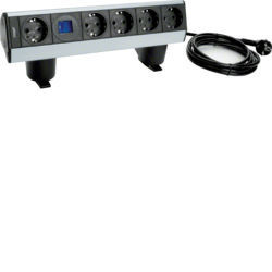 G7068eln - Bloc du secrétaire, 5xschuko Hager Ean: 4012740887076