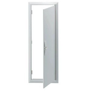 GF213E - Rim et porte métallique avec fermeture. P / GE213en Hager Ean: 3250612861576