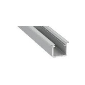 Granada (type G) PFA2187+So. - Alum profile. BASIC LINE FLOSE 22X18x2000mm W/ Semi-Opaline Diffuser 1un