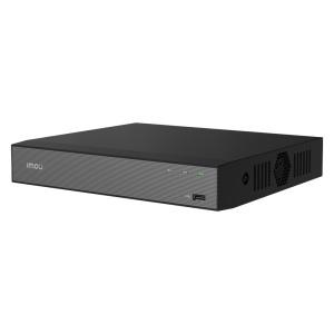 Gravador NVR para câmaras IMOU - 18CH Vídeo IP - Compressão H.265 / H.264 - Largura de banda 90Mbps - Saída HDMI e VGA 4K - Suporta 1 disco rígido até 16TB