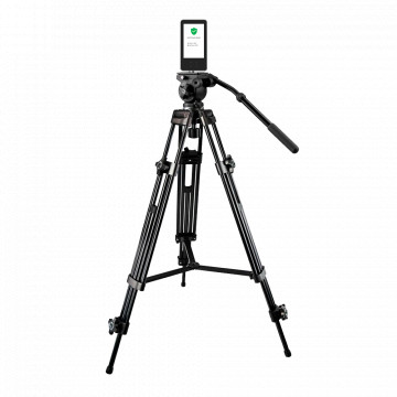 Green Pass Scanner – COVID-EU-Pass – Ethernet- und WLAN-Verbindung | Mehrsprachig – Überprüfen Sie alle Arten von Covid-Zertifikaten – Authentifizierung mit Servern aus EU-Ländern – Plug&amp;Play | Stativinstallation – Relaisausgang für Türen oder Alarm