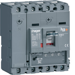 HHS101GC - Disjuntor P160 LSnI 4P-4D 100A 25kA HAGER EAN:3250613212735