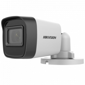 Hikvision - Câmara Bullet 4en1 Gama VALUE - Resolução 5 Megapixel - Lente 2.4 mm - EXIR IR âmbito 20 m - Impermeável IP67
