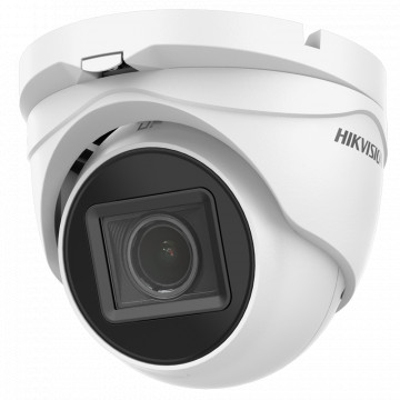 Hikvision - Câmara Dome 4n1 Gama Value - Resolução 5 Megapixel (2560x1944) - Lente varifocal motorizada 2.7~13.5 mm - Smart IR Alcance 40 m - Impermeável IP67