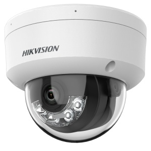 Hikvision cámara Domo IP gama Value - Resolución 4 Megapíxel (2560x1440) - Lente 2.8 mm - Luz híbrida alcance 30 m | MicroSD hasta 512GB - PoE (IEEE802.3af) | Micrófono integrado - Detección de movimiento 2.0 | IP67, IK08