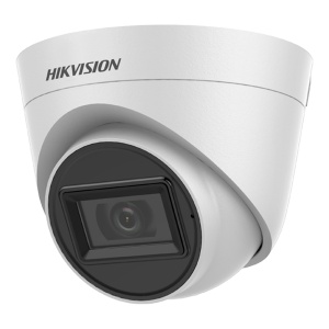Hikvision - Câmara Turret 4en1 Gama Value - Resolução 5 Megapixel (2560x1944) - Lente 2.8 mm | Smart IR alcance 40 m - Microfone incorporado | Áudio sobre coaxial - Impermeável IP67
