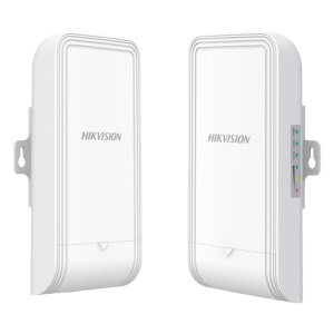 Hikvision - connexion sans fil jusqu'à 5 km - fréquence 5,15 GHz 5,85 GHz - basé sur 802.11 b / g / n / ac - IP55, APT externe - 2 unités combinées