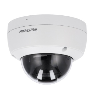 Hikvision - Dome IP Chamber Pro - Résolution 8 mégapixels (3840x2160) - 2,8 mm Lens: Poe: Microphone embarqué - GAMA IR 30 M | Détection de mouvement 2.0 - ACUSENSE | Détection du visage | IP67, IK10