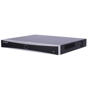 Hikvision gravador NVR 32 CH IP gama PRO - Resolução máxima 12Mpx@2ch - Largura de banda 256 Mbps - Alarmes | Áudio - AcuSense | Suporta 2 discos rígidos - Deteção de movimento 2.0 | Reconhecimento facial