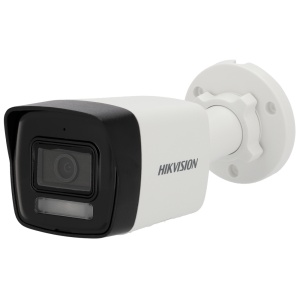 Hikvision - Valeur IP de la caméra à puces - Résolution 8 mégapixels (3840x2160) - 2,8 mm Lens - Plage lumineuse hybride 30 m | Microphone intégré - Détection de mouvement 2.0 | Poe (IEEE802.3af)