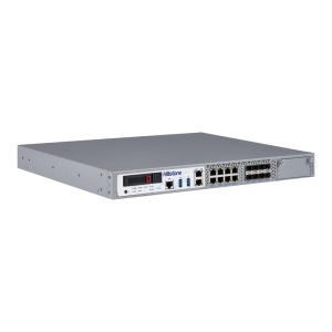 Hillstone Networks NGFW - Hardware + 1 ano de serviço básico - 16Gbps FW/5Gbps NGFW Throughput - 2.4M Sessões simultâneas / Dual AC - 16 portas fixas (inclui 2 pares de bypass) - Rack 1U / Slot para expansão de portas IOC