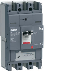HNJ250gr - Breaker X630 LSNI 3P -3D 250A 40KA HAGER EAN: 3250613198336