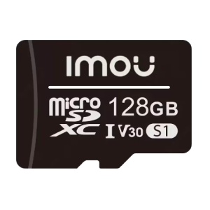 Imou Klasse 10 Micro SD-Speicherkarte 128 GB – kompatibel mit Überwachungskameras – Klasse 10/V30 – Verwendung in Innenräumen – Kunststoffmaterial – einfache Installation