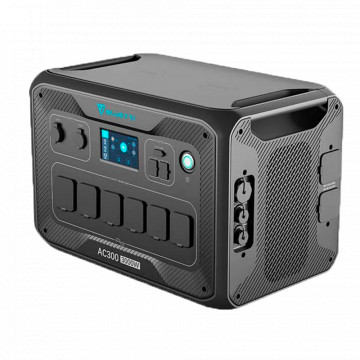 Inversor - Funciona com pelo menos 1x BL-B300 - Potência de saída 3000W máx - Saídas e formas múltiplas de recarregar - Ecrã tátil | Controlo de aplicações - Reserva doméstica UPS