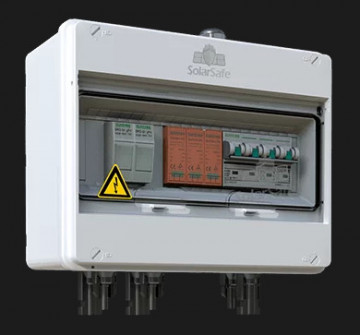 JSL Combined Protection Frame for DC Photovoltaic Solar Installations with SL7-PV Switch (2 strings) Price per un.
