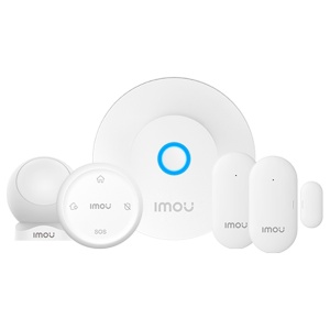 Kit de alarme domótico sem fios Imou - Concentrador de alarmes domóticos - Zigbee 3.0 / WiFi 2.4 GHz - Gerir a partir da aplicação - Até 32 dispositivos - Apta para Interior
