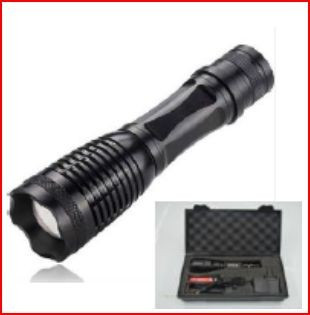 Lantern with battery or 10w batteries with adjustable focus and black and nut