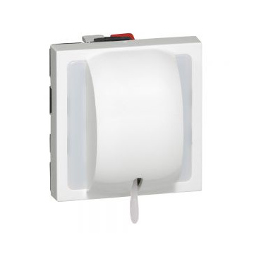 LEGRAND REF. 077014 Mosaic - Interruptor de comando por cordão - 2 módulos - Branco