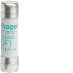 LF302m - Sicherung 10x38 AM 2A 500V Hager EAN: 3250614062025