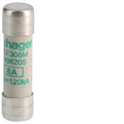 LF308m - Fuse 10x38 AM 8A 500V HAGER EAN: 3250614062056