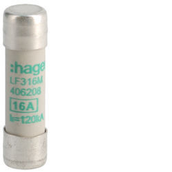 LF316m - Fuse 10x38 AM 16A 500V HAGER EAN: 3250614062087
