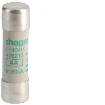 LF404m - Fuse 14x51 AM 4A 690V HAGER EAN: 3250614062131