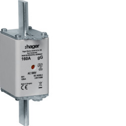 LNH1160m - NH1 GG Knife Fuse 160a 500V HAGER EAN: 3250614120855