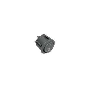 Manual switch with on / off 12vdc / 230v AC 6A - gray