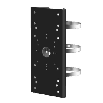 Mast/Posts Support - For Bullet Cameras - Diameter 67 ~ 127 mm - Fit for use abroad - Stainless steel with anti -corrosion treatment - Black color
