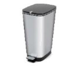 Metallic bucket chic bin iml with pedal closure size l 50l