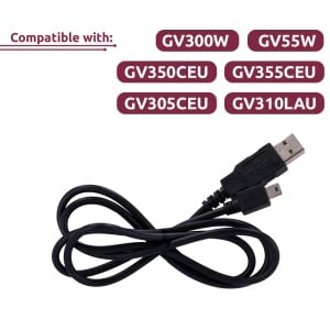 Mini USB dates cable - Compatible Con GV300W/GV55W/GV355UE/GV350CEME ...