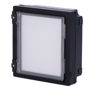Módulo de extensão - Placa de directório - Papel para impressão incluído - Retroiluminado automaticamente - Apto para exterior IP65 - Montagem modular