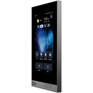 Moniteur Linux pour le lecteur vidéo - Écran vertical TFT de 7 "- Crystal audio bidirectionnel | Ui facile - TCP / IP, POE, WiFi, standard SIP - Maintenance via Cloud - Connexion du moniteur et plaques via le cloud