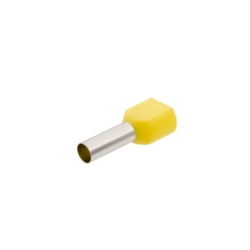 OFTCS11 - PONTEIRA DUPLA ISOLADA 2 X 6,0MM AMARELO (SACO 100 UN) OMNIUM ELECTRIC