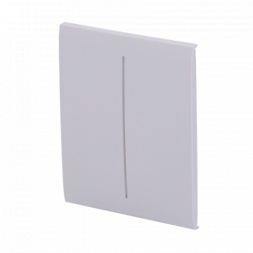 Panneau tactile pour Double Light Switch - AJ -lightcore -23 -From compatible LED Background - Panneau tactile central sans contact - Couleur de brouillard - Ajax - LightSwitch CenterButton