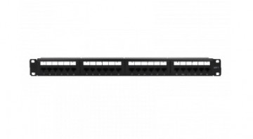 Parche Panel a Rack 19" 1U, Con 24 Conectores "RJ45" Gato 6 UTI