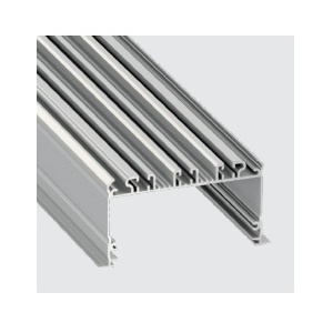 Perfil alum. Linha SUPER LUXE Saliente 97x46x3000mm