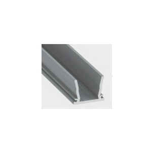 Perfil alum. P/Pavimento 27,9x22,2x3000mm Anodizado STRADA