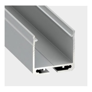 Perfil LED Lin. Design Sal. 27,4x26x3000mm Lac. PT DUBLIN