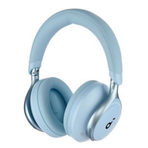 Réchauffement du fil Soundcore Anker - 55 heures de lecture - jusqu'à 98% de réduction du bruit - Chargement rapide - Personnalisation via l'application SoundCore - Bleu